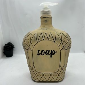 Crown Royal Bottle Soap Dispenser